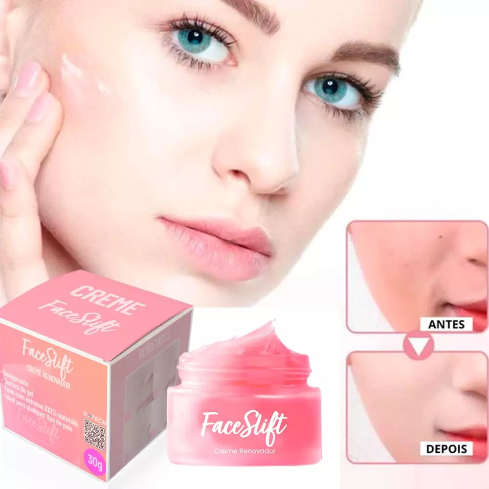 Creme Mágico FaceSlift - Para Cravos, Linhas de Expressão e Manchas